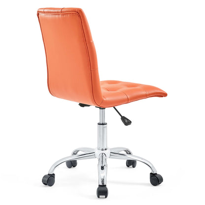Modway Outlet Prim Armless Mid Back Office Chair by Modway  Office Furniture Furniture Orange - EEI-1533-ORA