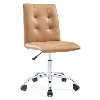 Modway - Prim Armless Mid Back Office Chair by Modway  Office Furniture Office Chairs Brown - EEI-1533-TAN