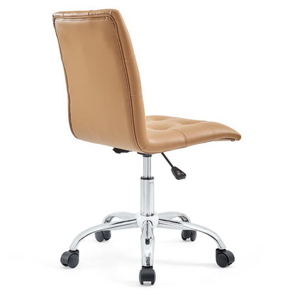 Modway - Prim Armless Mid Back Office Chair by Modway  Office Furniture Office Chairs Brown - EEI-1533-TAN
