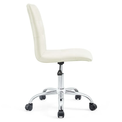 Modway - Prim Armless Mid Back Office Chair by Modway  Office Furniture Office Chairs White - EEI-1533-WHI
