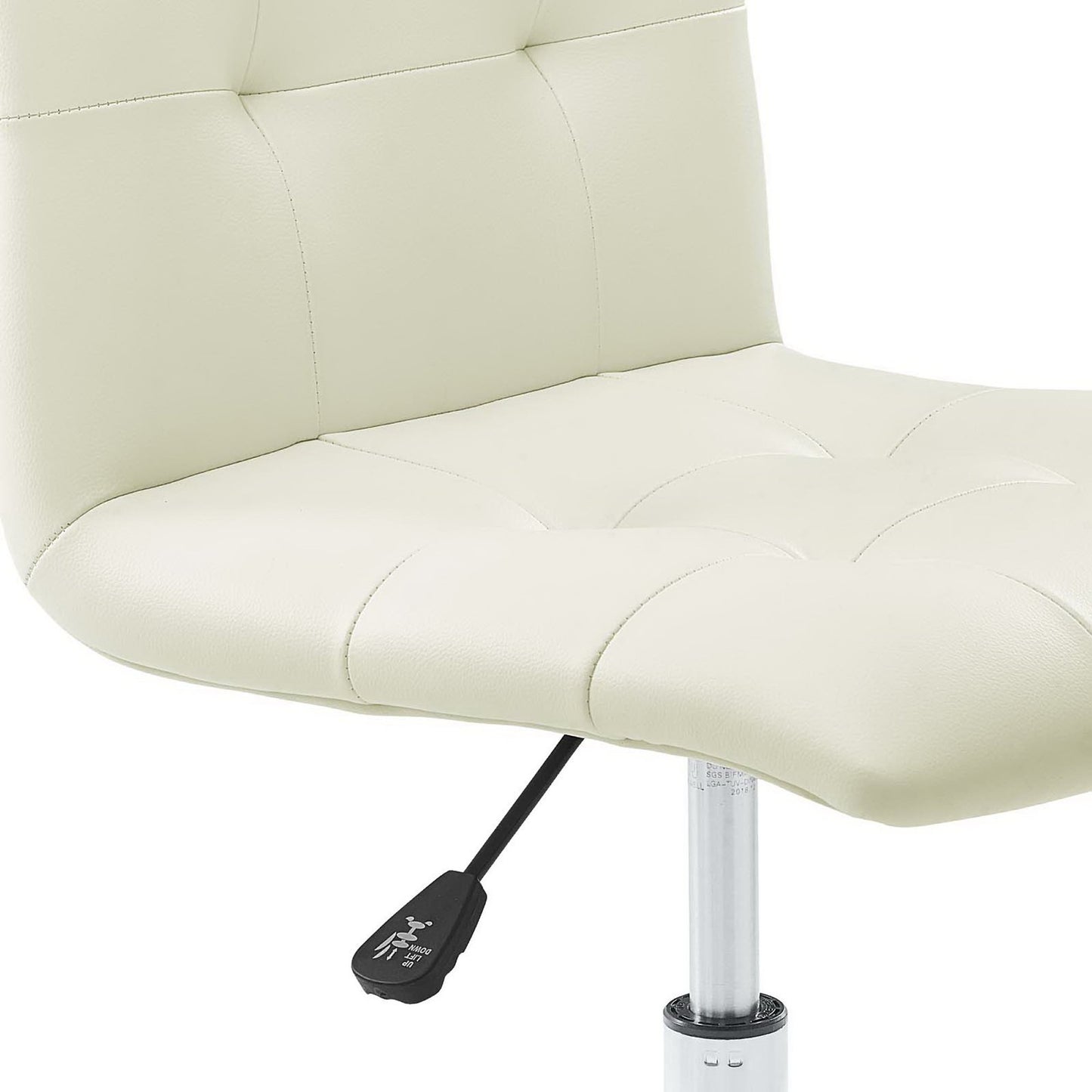 Modway - Prim Armless Mid Back Office Chair by Modway  Office Furniture Office Chairs White - EEI-1533-WHI