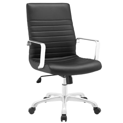 Modway Outlet Finesse Mid Back Office Chair by Modway  Office Furniture Furniture Black - EEI-1534-BLK