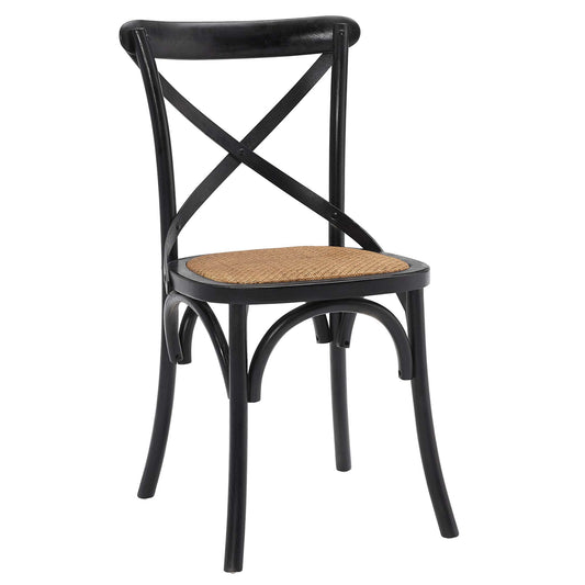 Modway - Gear Dining Side Chair by Modway  Bar and Dining Dining Chairs Black - EEI-1541-BLK