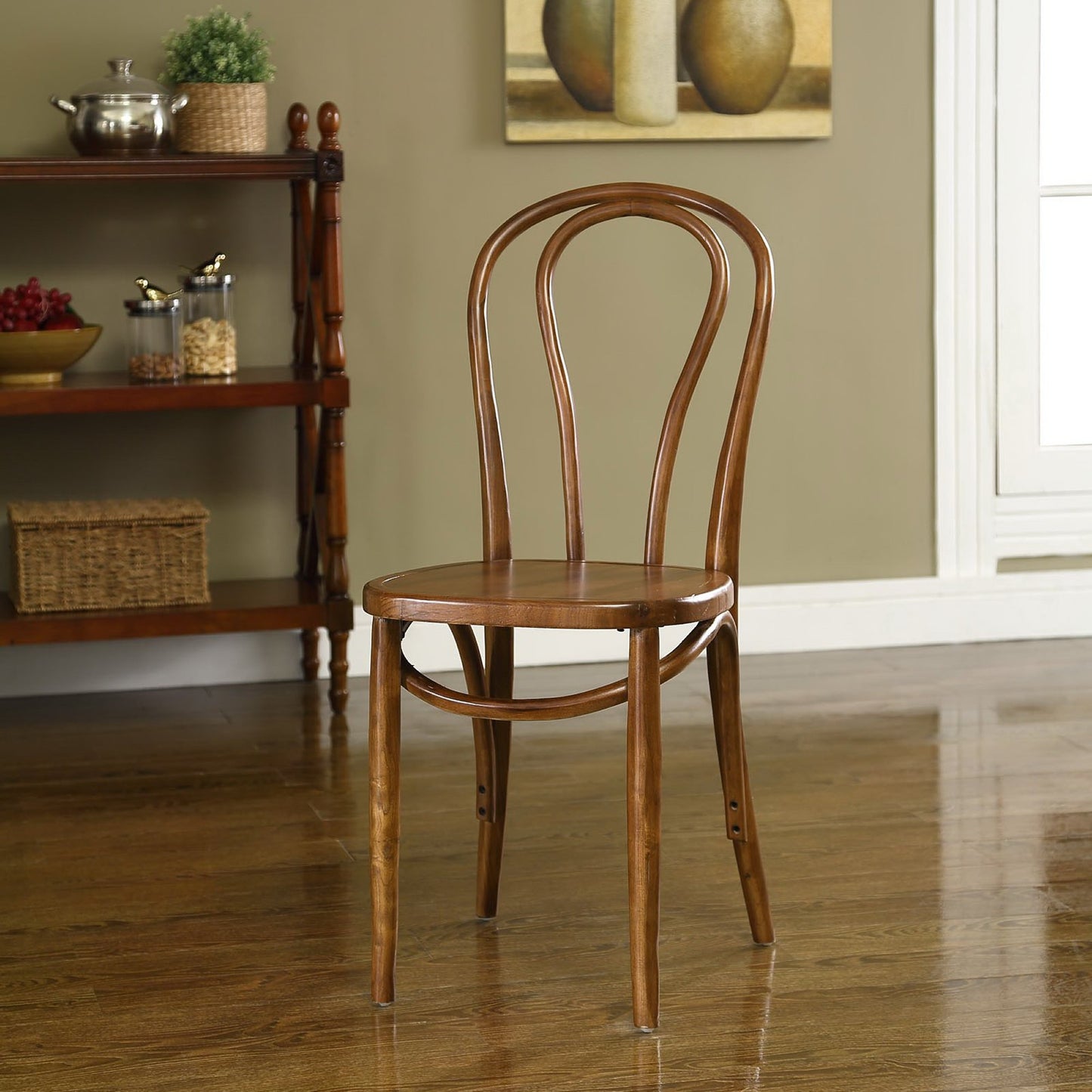 Modway - Eon Dining Side Chair by Modway  Bar and Dining Dining Chairs Brown - EEI-1543-WAL