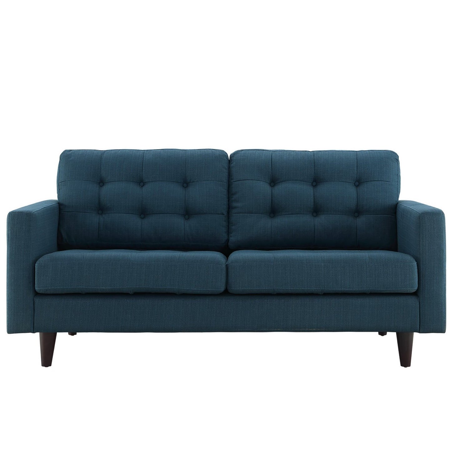 Modway Outlet Empress Upholstered Fabric Loveseat by Modway  Living Room Furniture Azure - EEI-1547-AZU