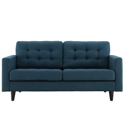 Modway Outlet Empress Upholstered Fabric Loveseat by Modway  Living Room Furniture Azure - EEI-1547-AZU