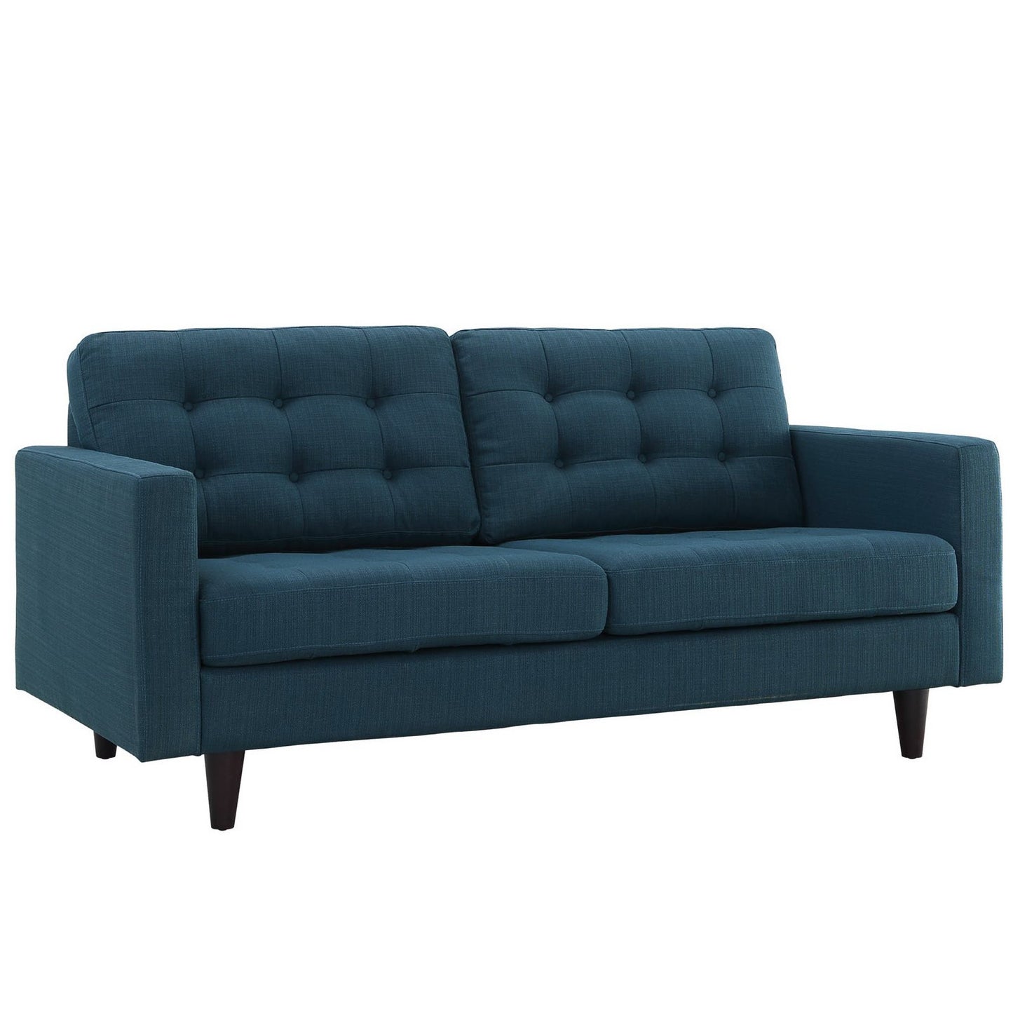 Modway Outlet Empress Upholstered Fabric Loveseat by Modway  Living Room Furniture Azure - EEI-1547-AZU