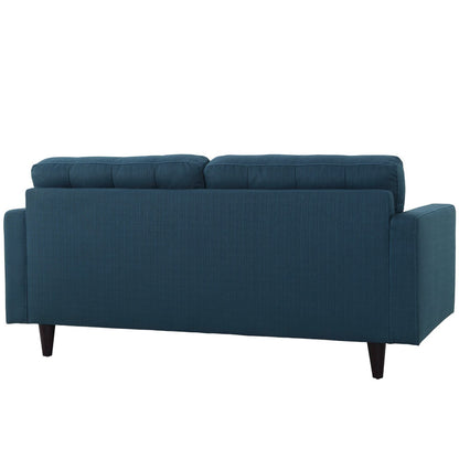 Modway Outlet Empress Upholstered Fabric Loveseat by Modway  Living Room Furniture Azure - EEI-1547-AZU