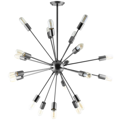 Modway Outlet Beam Stainless Steel Chandelier by Modway  Lighting Lighting Gray - EEI-1562