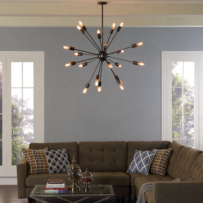 Modway Outlet Beam Stainless Steel Chandelier by Modway  Lighting Lighting Gray - EEI-1562