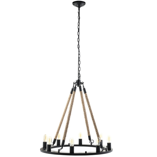 Modway Outlet Encircle Chandelier by Modway  Lighting Lighting Black - EEI-1574