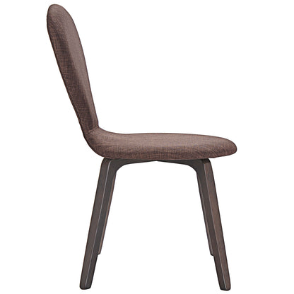 Modway Outlet Tempest Dining Side Chair by Modway  Bar and Dining Furniture Walnut Brown - EEI-1628-WAL-BRN