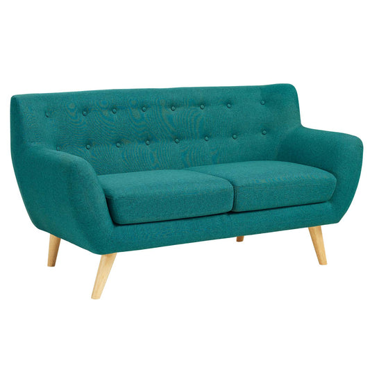 Modway Outlet Remark Upholstered Fabric Loveseat by Modway  Living Room Furniture Teal - EEI-1632-TEA