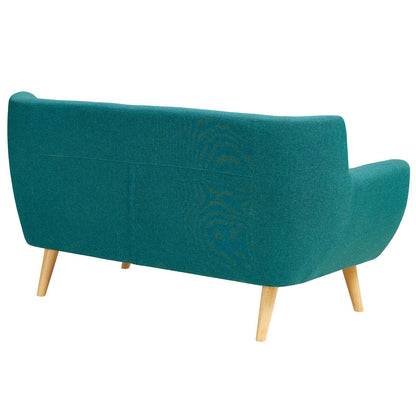Modway Outlet Remark Upholstered Fabric Loveseat by Modway  Living Room Furniture Teal - EEI-1632-TEA