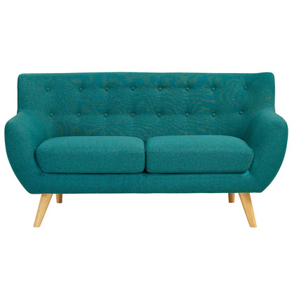 Modway Outlet Remark Upholstered Fabric Loveseat by Modway  Living Room Furniture Teal - EEI-1632-TEA