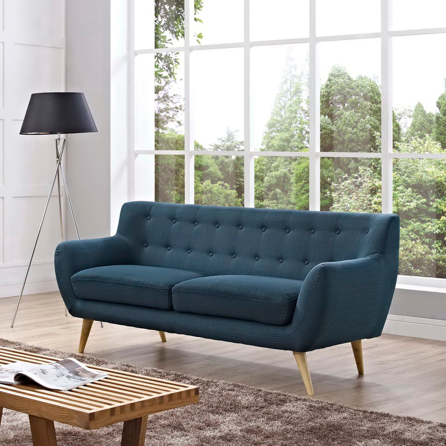 Modway Outlet Remark Upholstered Fabric Sofa by Modway  Living Room Furniture Azure - EEI-1633-AZU