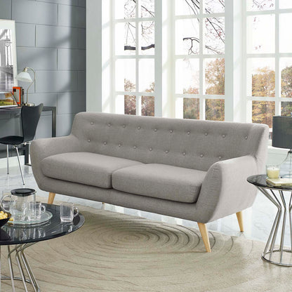 Modway Outlet Remark Upholstered Fabric Sofa by Modway  Living Room Furniture Light Gray - EEI-1633-LGR