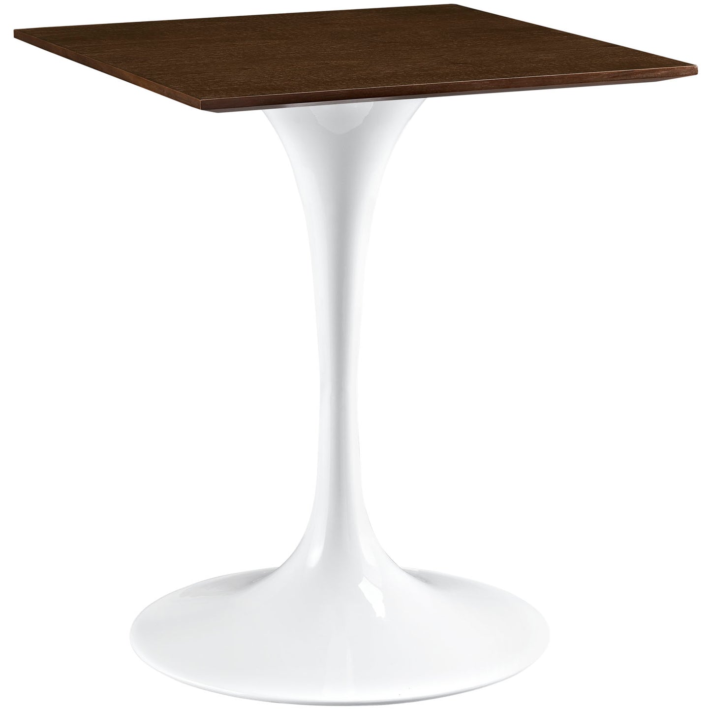Modway Outlet Lippa 24" Square Wood Dining Table by Modway  Bar and Dining Furniture Walnut - EEI-1640-WAL