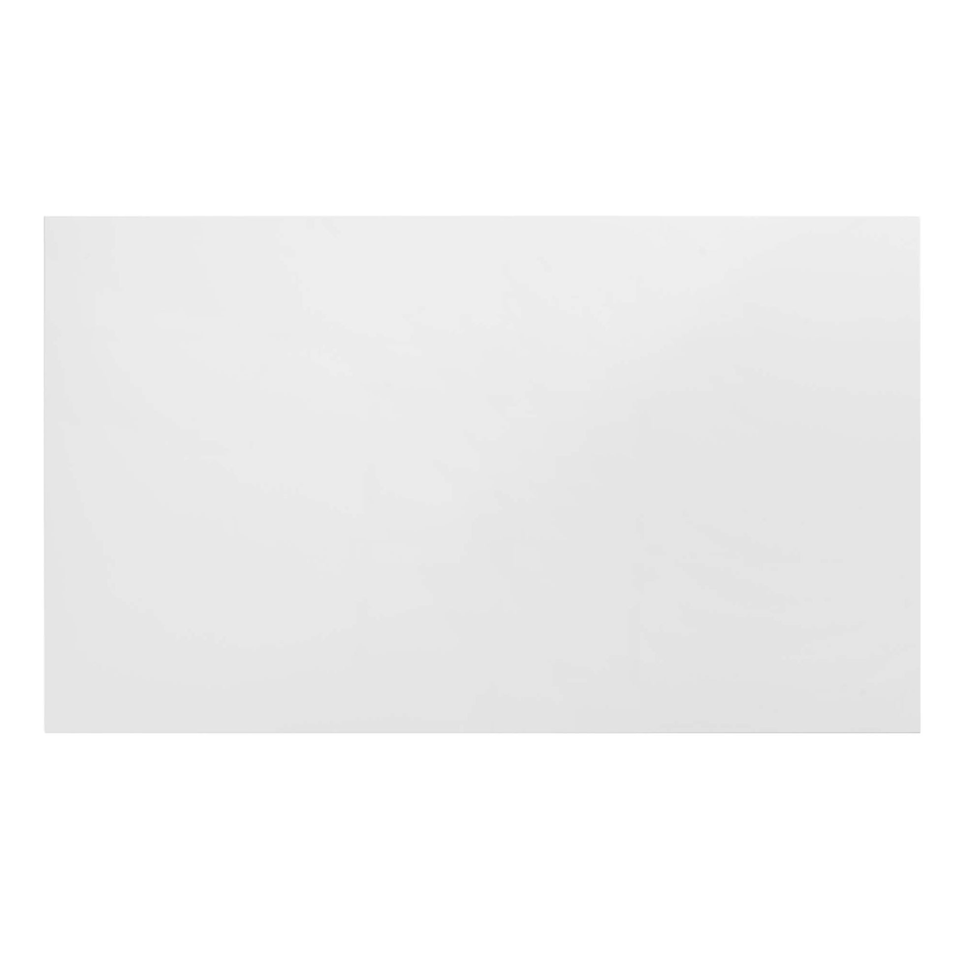 White rectangular card with smooth matte finish; minimalist stationery item.