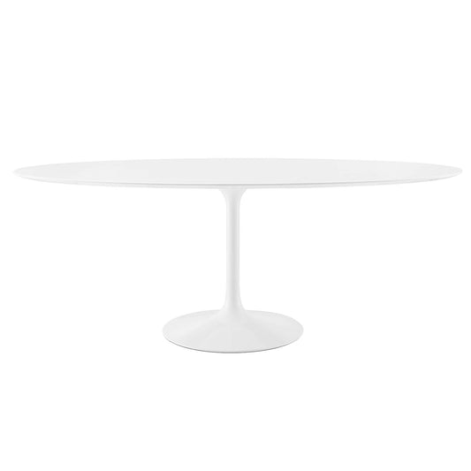 Modway - Lippa 78" Oval Wood Dining Table by Modway  Bar and Dining Bar and Dining Tables White - EEI-1657-WHI