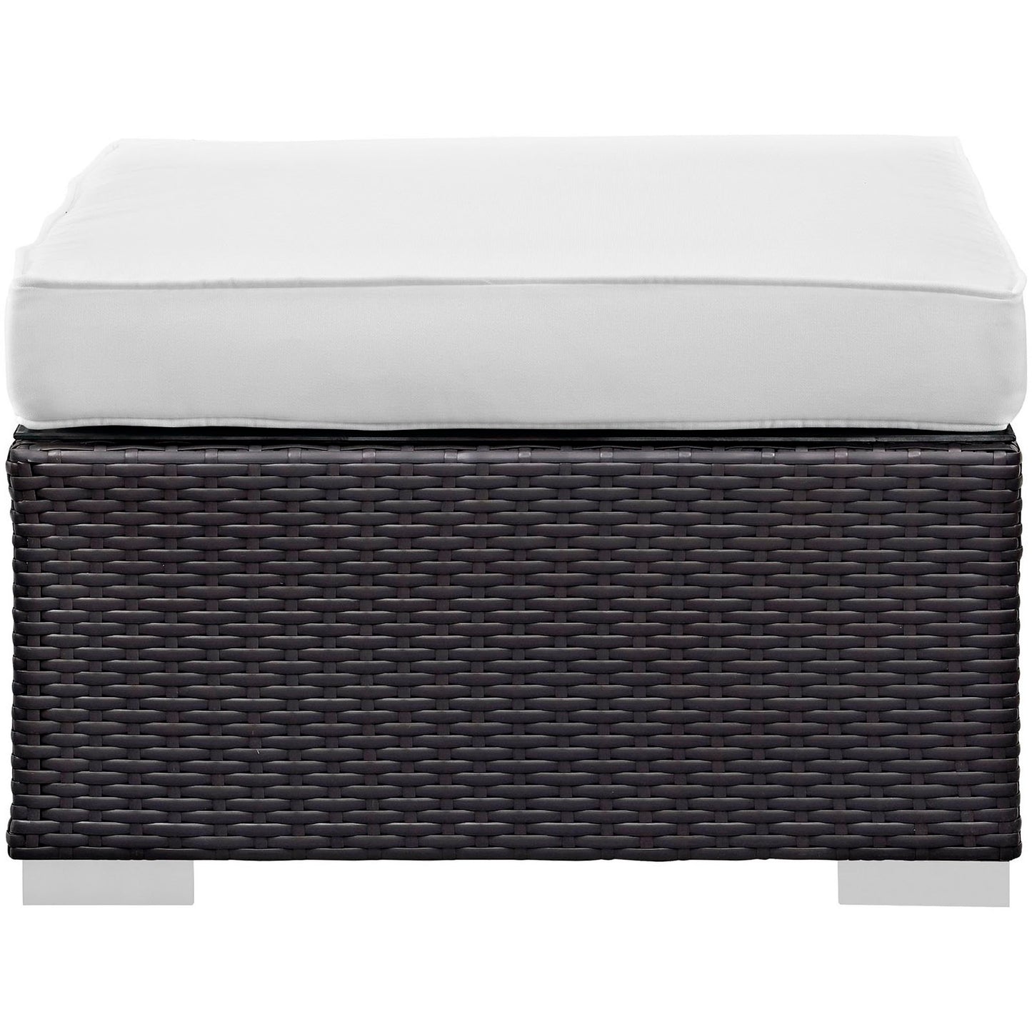 Modway - Convene 5 Piece Outdoor Patio Sectional Set by Modway  Outdoor Furniture Sofa Sectionals White - EEI-1809-EXP-WHI-SET