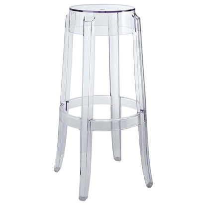 Modway - Casper Backless Bar Stool by Modway  Bar and Dining Bar and Counter Stools Clear - EEI-170-CLR