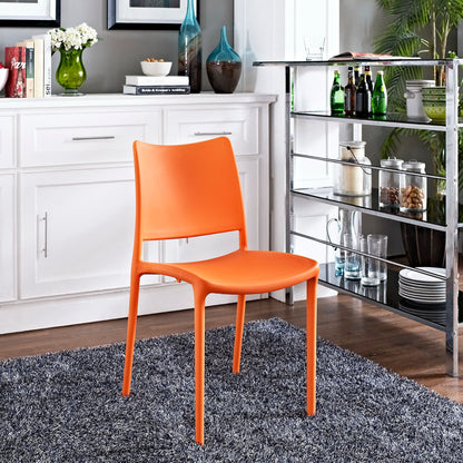 Modway - Hipster Dining Side Chair by Modway  Bar and Dining Dining Chairs Orange - EEI-1703-ORA