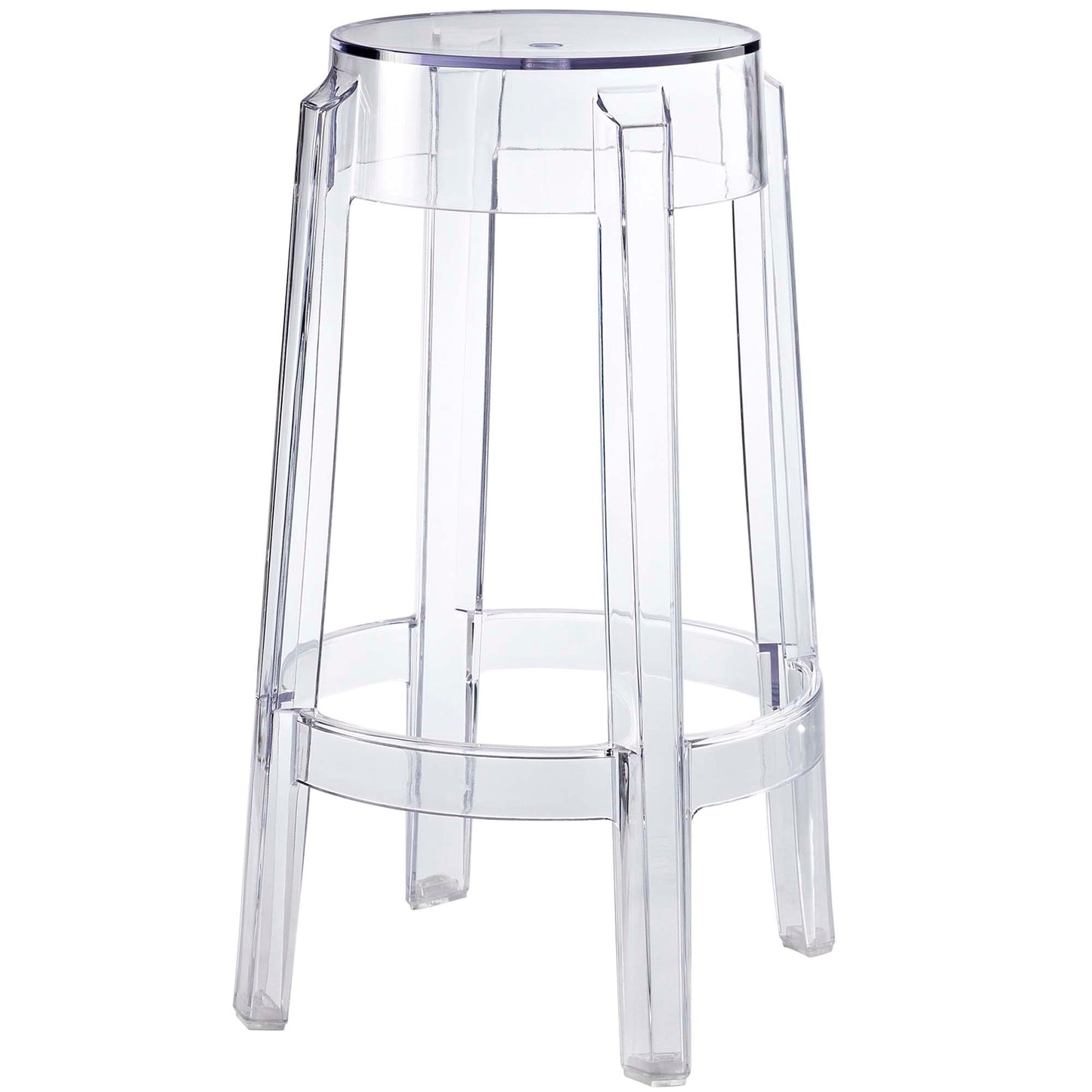 Modway - Casper Backless Counter Stool by Modway  Bar and Dining Bar and Counter Stools Clear - EEI-171-CLR