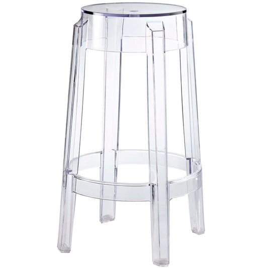 Modway - Casper Backless Counter Stool by Modway  Bar and Dining Bar and Counter Stools Clear - EEI-171-CLR