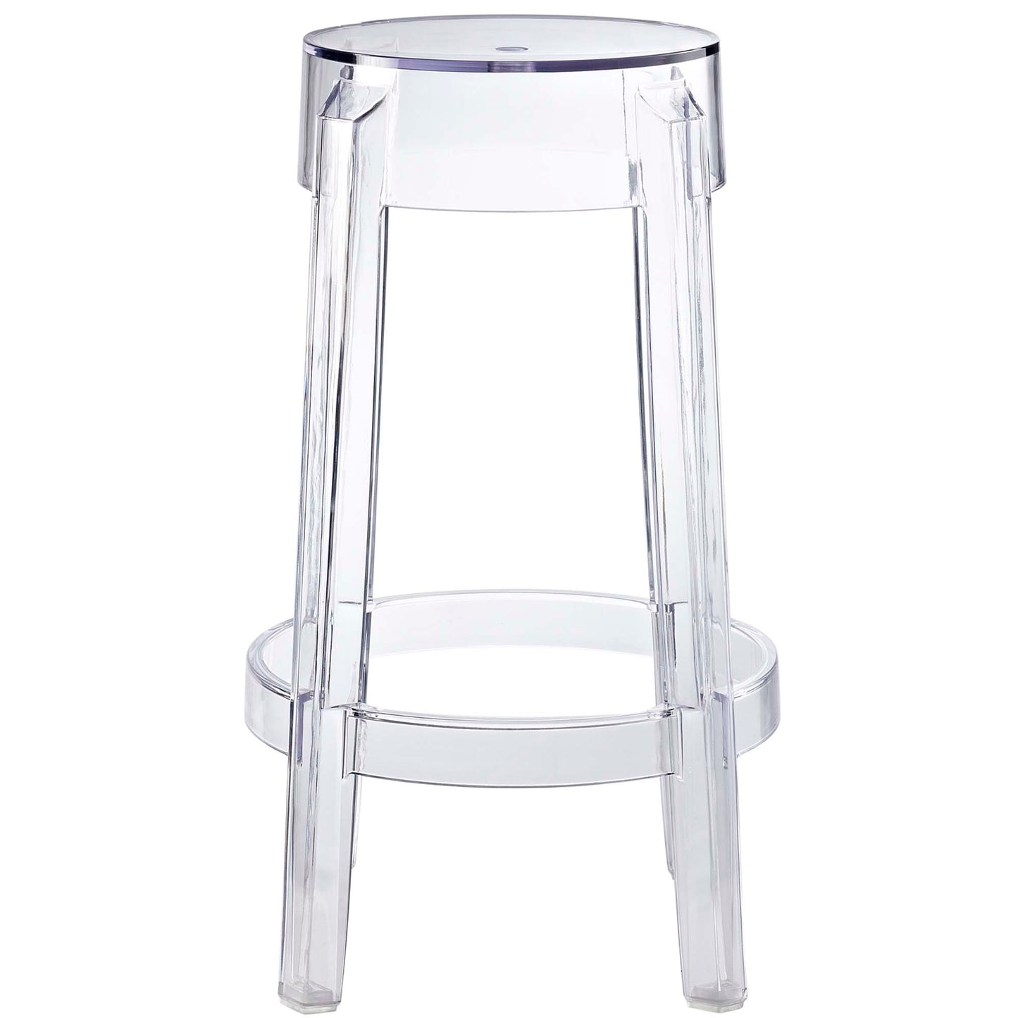 Modway - Casper Backless Counter Stool by Modway  Bar and Dining Bar and Counter Stools Clear - EEI-171-CLR