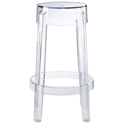 Modway - Casper Backless Counter Stool by Modway  Bar and Dining Bar and Counter Stools Clear - EEI-171-CLR