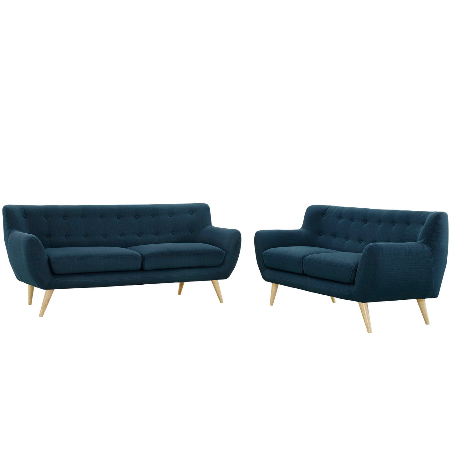 Modway Outlet Remark 2 Piece Living Room Set by Modway  Living Room Furniture Azure - EEI-1785-AZU-SET