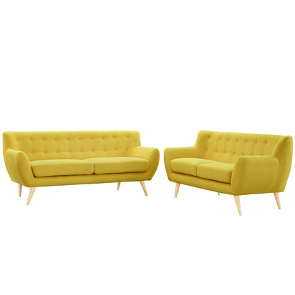 Modway Outlet Remark 2 Piece Living Room Set by Modway  Living Room Furniture Sunny - EEI-1785-SUN-SET