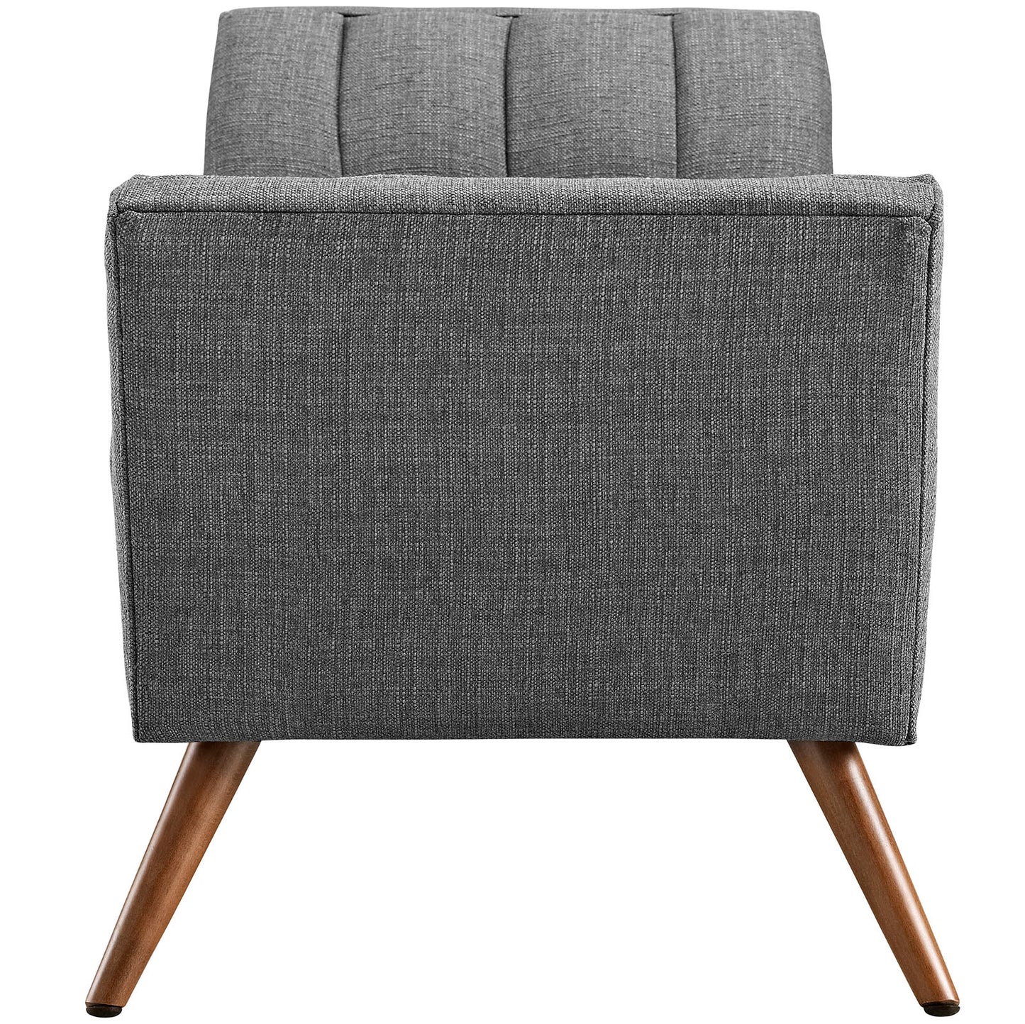 Modway Outlet Response Medium Upholstered Fabric Bench by Modway  Living Room Furniture Gray - EEI-1789-DOR