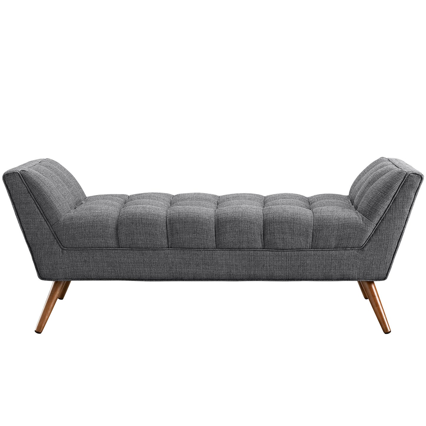 Modway Outlet Response Medium Upholstered Fabric Bench by Modway  Living Room Furniture Gray - EEI-1789-DOR