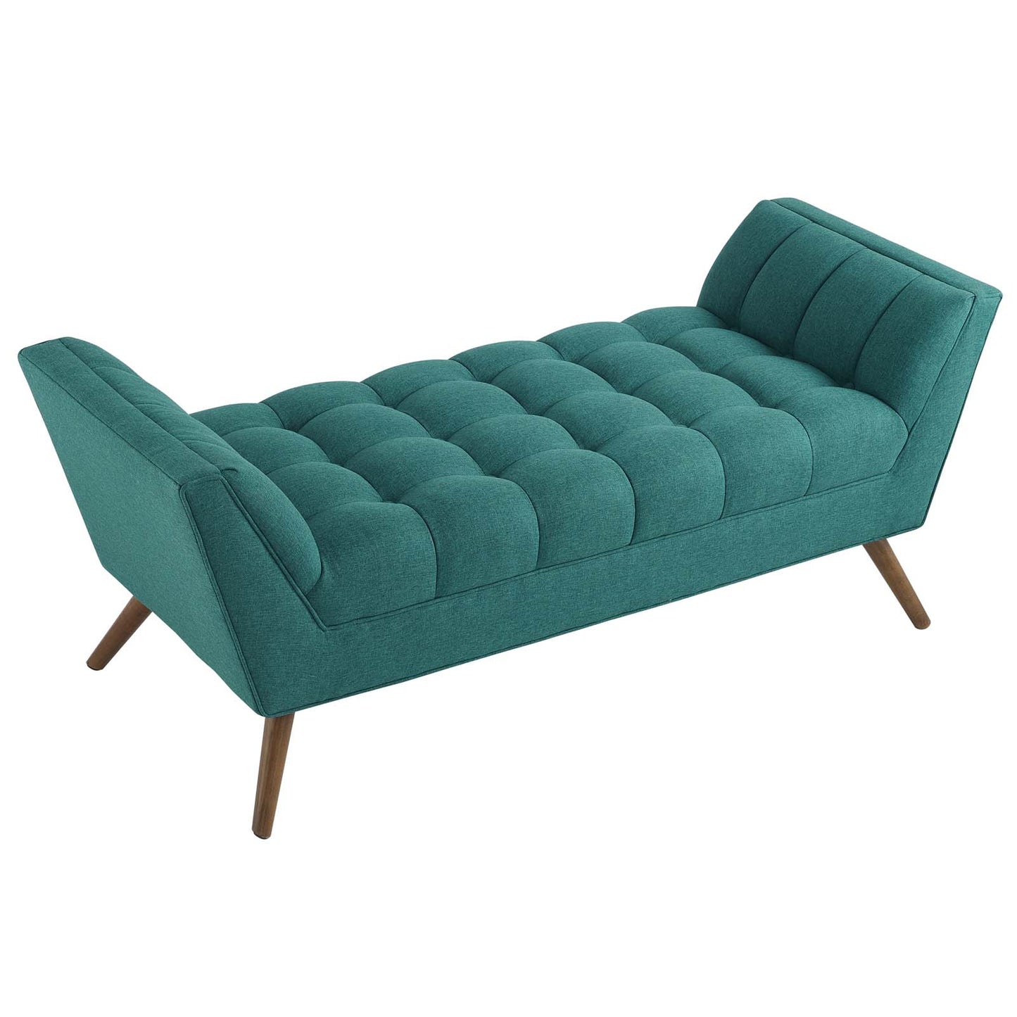 Modway Outlet Response Medium Upholstered Fabric Bench by Modway  Living Room Furniture Teal - EEI-1789-TEA