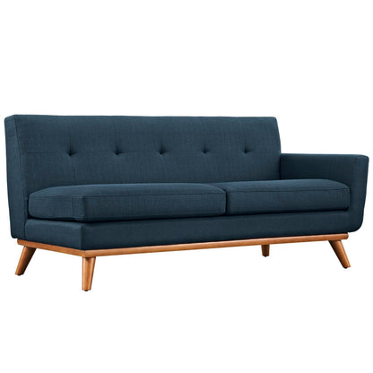 Modway Outlet Engage Right-Arm Upholstered Fabric Loveseat by Modway  Living Room Furniture Azure - EEI-1792-AZU