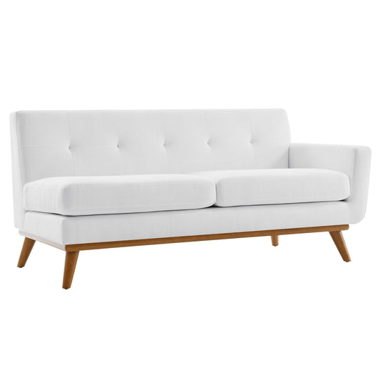 Modway Outlet Engage Right-Arm Upholstered Fabric Loveseat by Modway  Living Room Furniture White - EEI-1792-WHI