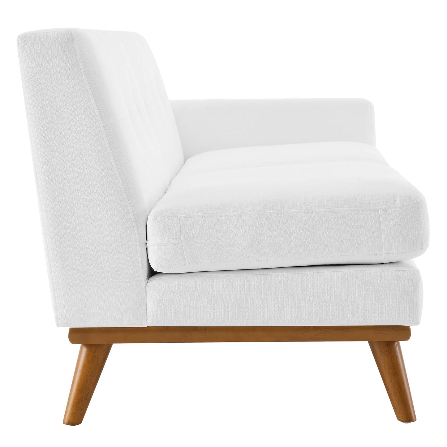 Modway Outlet Engage Right-Arm Upholstered Fabric Loveseat by Modway  Living Room Furniture White - EEI-1792-WHI
