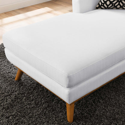 Modway Outlet Engage Left-Facing Upholstered Fabric Chaise by Modway  Living Room Furniture White - EEI-1793-WHI