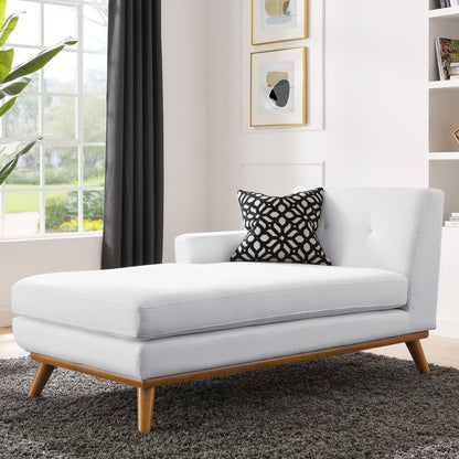 Modway Outlet Engage Left-Facing Upholstered Fabric Chaise by Modway  Living Room Furniture White - EEI-1793-WHI