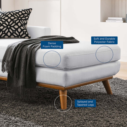 Modway Outlet Engage Right-Facing Upholstered Fabric Chaise by Modway  Living Room Furniture White - EEI-1794-WHI