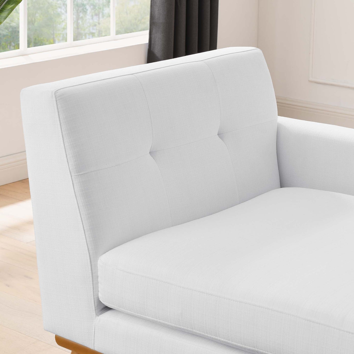 Modway Outlet Engage Right-Facing Upholstered Fabric Chaise by Modway  Living Room Furniture White - EEI-1794-WHI