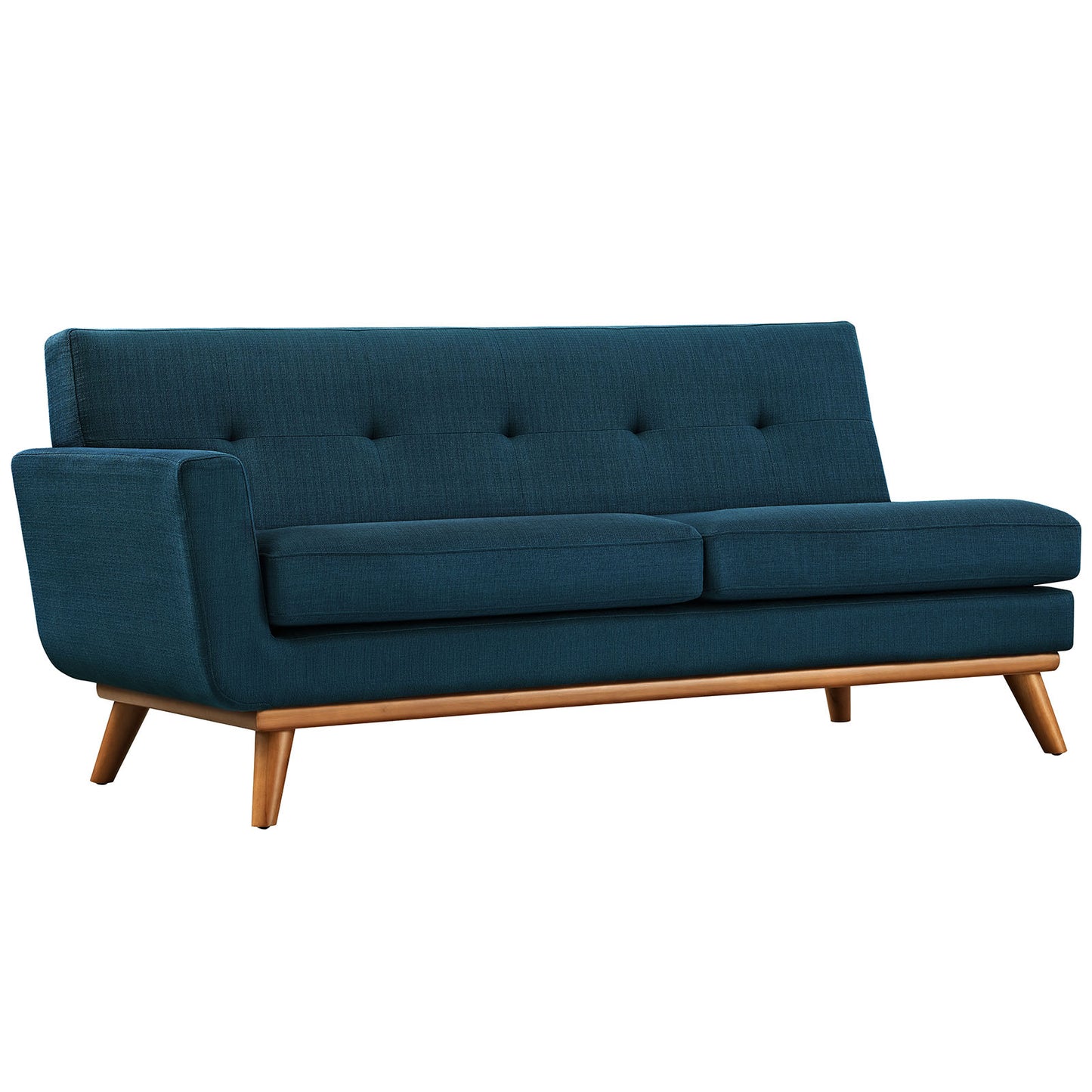 Modway - Engage Left-Arm Upholstered Fabric Loveseat by Modway  Living Room Sofas and Armchairs Blue - EEI-1795-AZU