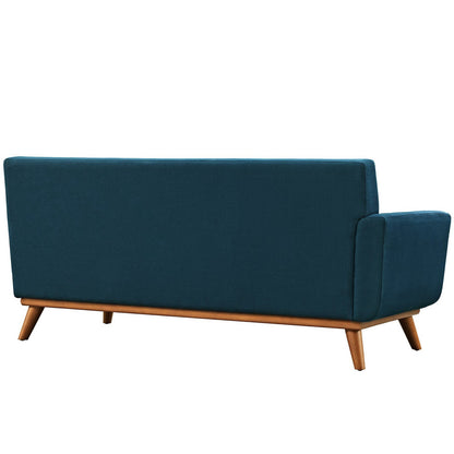Modway - Engage Left-Arm Upholstered Fabric Loveseat by Modway  Living Room Sofas and Armchairs Blue - EEI-1795-AZU