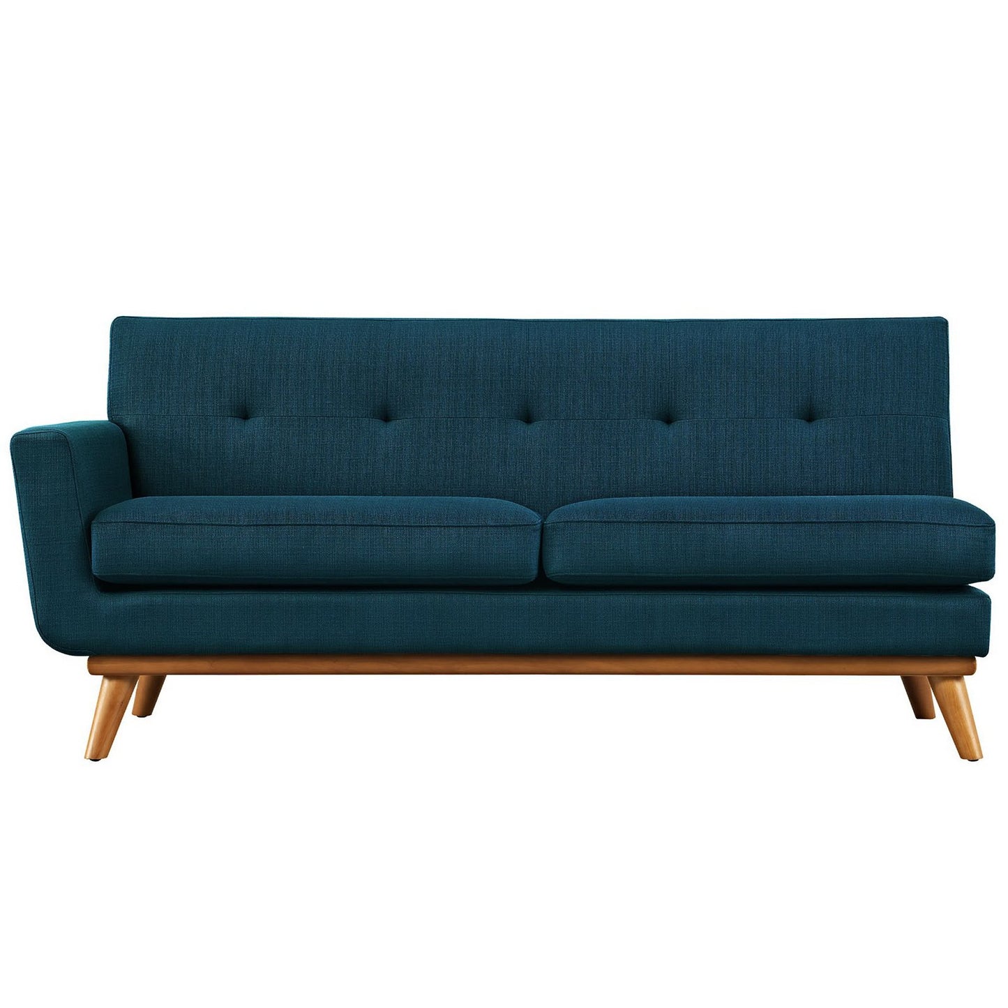 Modway - Engage Left-Arm Upholstered Fabric Loveseat by Modway  Living Room Sofas and Armchairs Blue - EEI-1795-AZU