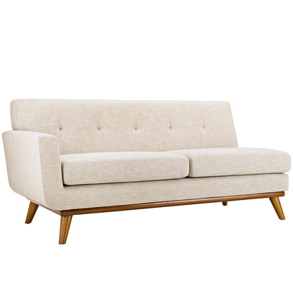 Modway Outlet Engage Left-Arm Upholstered Fabric Loveseat by Modway  Living Room Furniture Beige - EEI-1795-BEI