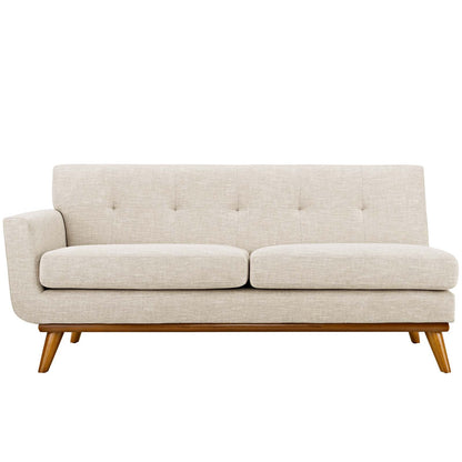 Modway Outlet Engage Left-Arm Upholstered Fabric Loveseat by Modway  Living Room Furniture Beige - EEI-1795-BEI