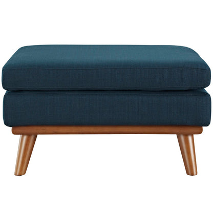 Modway - Engage Upholstered Fabric Ottoman by Modway  Living Room Sofas and Armchairs Blue - EEI-1797-AZU