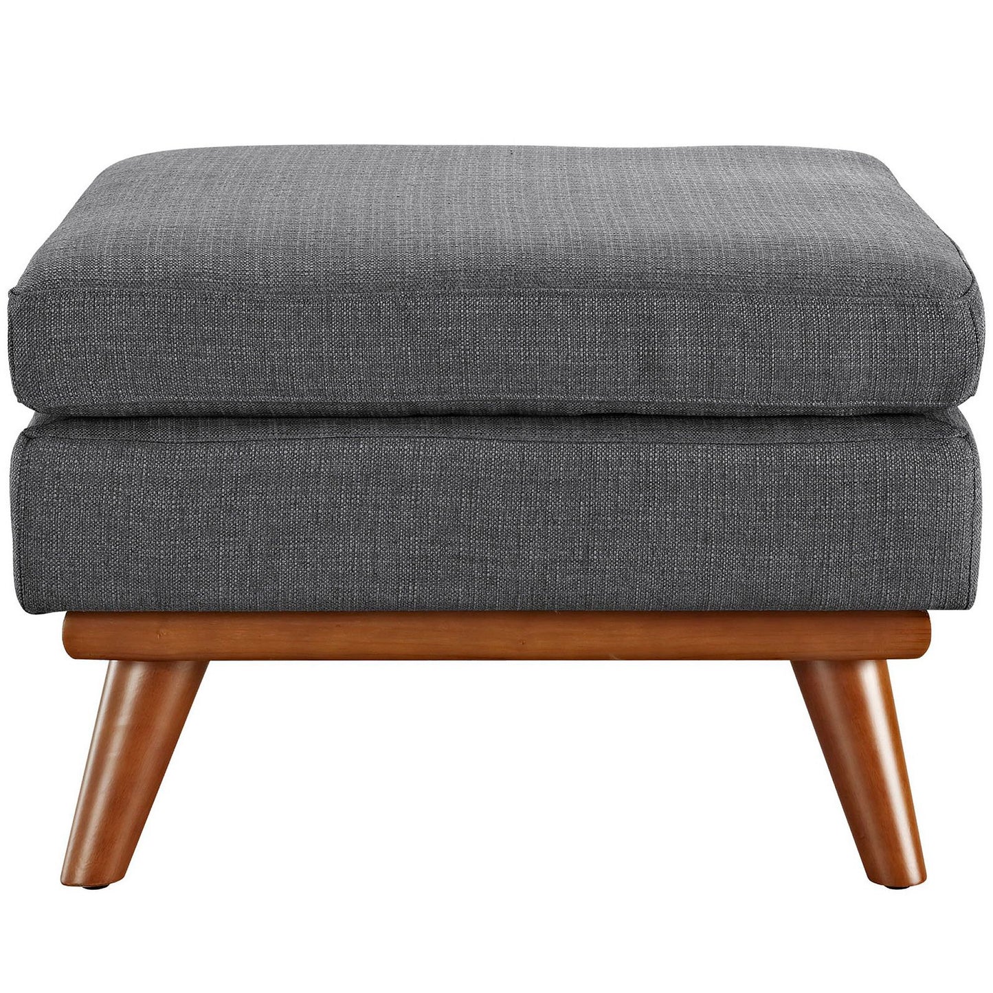 Modway - Engage Upholstered Fabric Ottoman by Modway  Living Room Sofas and Armchairs Gray - EEI-1797-DOR